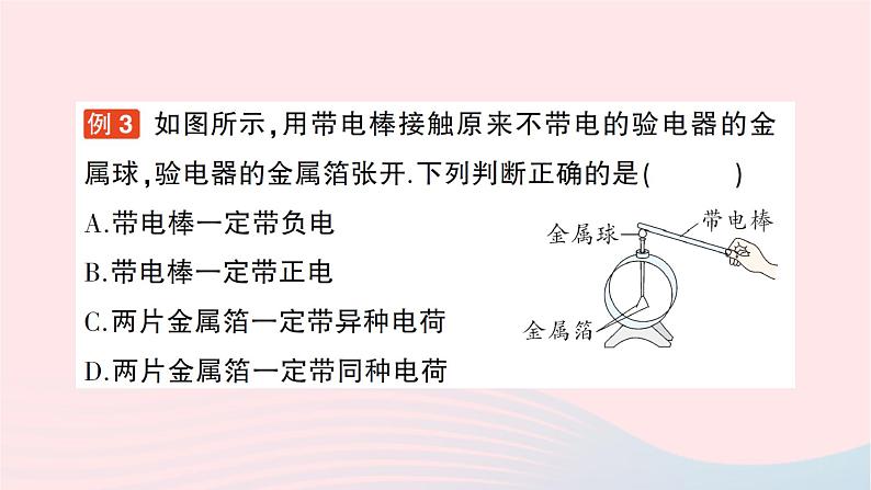 2023九年级物理全册第十四章了解电路第一节电是什么作业课件新版沪科版第7页