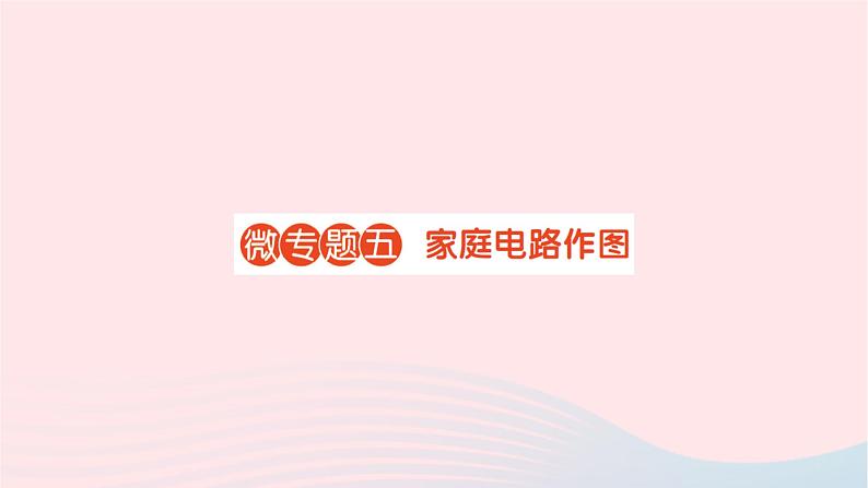 2023九年级物理全册第十五章探究电路微专题五家电路作图作业课件新版沪科版01