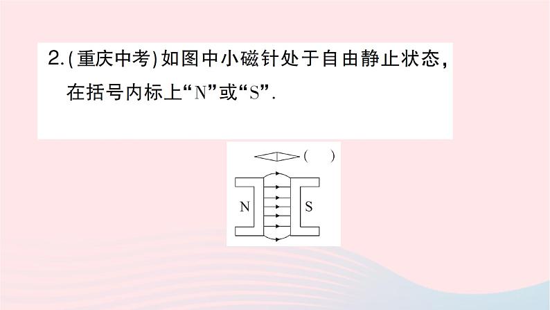 2023九年级物理全册第十七章从指南针到磁浮列车专题十六电磁作图作业课件新版沪科版第3页