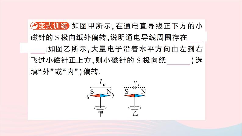 2023九年级物理全册第十七章从指南针到磁浮列车第二节电流的磁场作业课件新版沪科版第4页