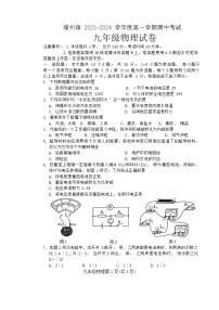 河北省唐山市滦州市2023-2024学年九年级上学期11月期中物理试题