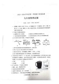 山东省泰安市宁阳县2023-2024学年九年级上学期期中考试物理试题