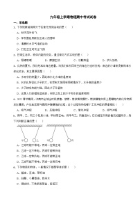 广西梧州市2023年九年级上学期物理期中考试试卷(附答案）