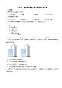 上海市宝山区2023年九年级上学期物理混合式教学适应性考试试卷(附答案）