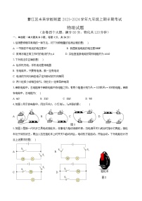 重庆市綦江区未来学校联盟2023-2024学年九年级上期半期（期中）考试物理试题