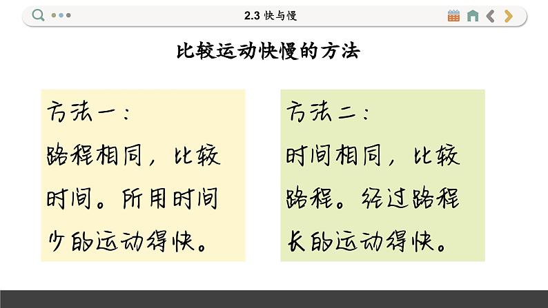 沪科版八年级物理全一册 第二章第三节  快与慢课件06