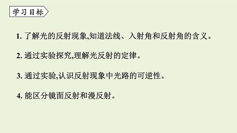 教科版八年级物理上册课件 4.2 光的反射定律第2页