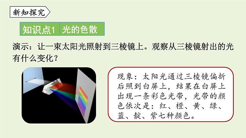 教科版八年级物理上册课件 4.8 走进彩色世界04