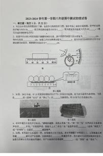 河南省洛阳市涧西区洛阳市东升第二中学2023-2024学年八年级上学期11月期中物理试题