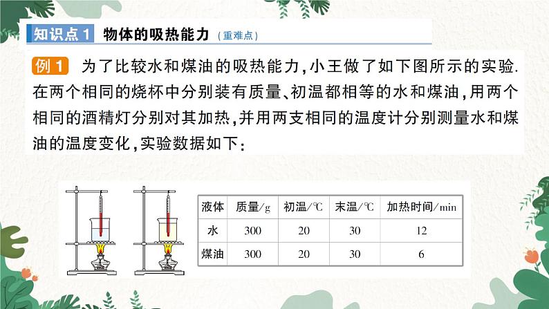 教科版九年级物理 第一章 分子动力理论与内能习题课件03