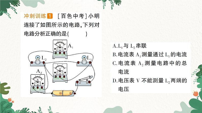 教科版九年级物理 第四章 探究电流习题课件08