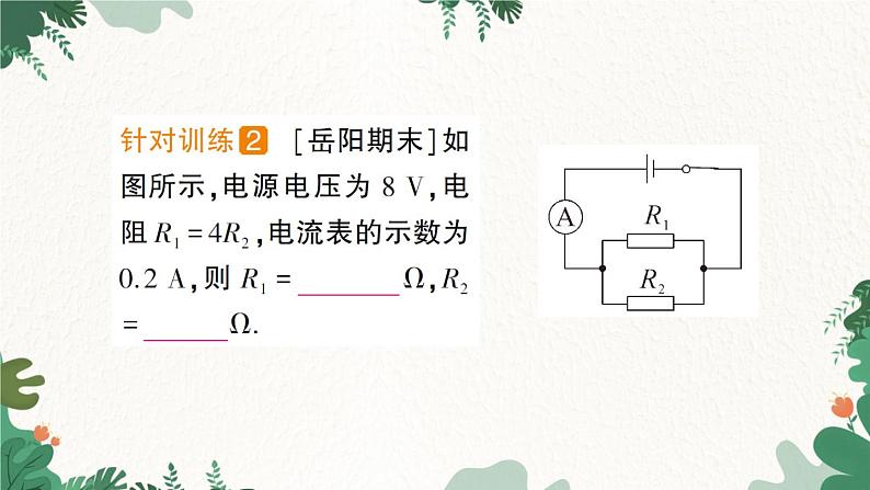 教科版九年级物理 第五章 欧姆定律习题课件06