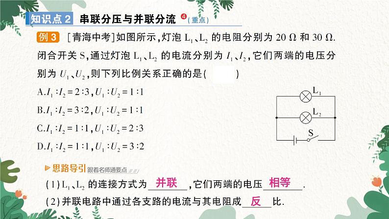 教科版九年级物理 第五章 欧姆定律习题课件07