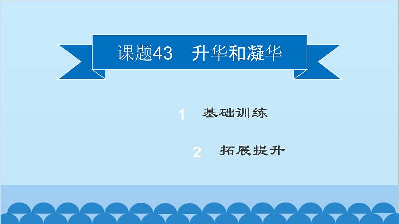 粤沪版物理八年级上册第四章 课题43 升华和凝华课件第2页