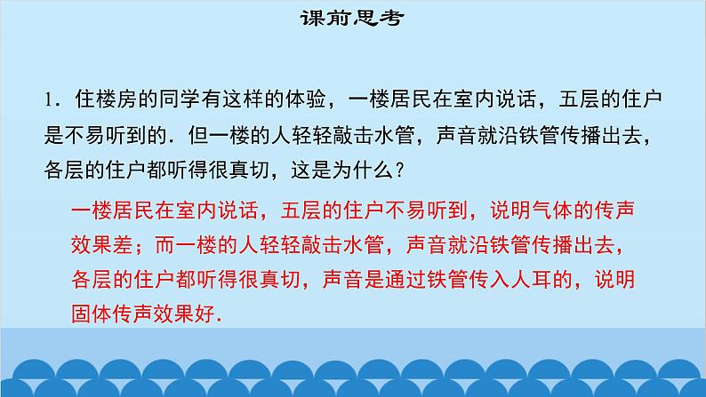 粤沪版物理八年级上册第二章 课题8 我们怎样听见声音（1）课件第3页