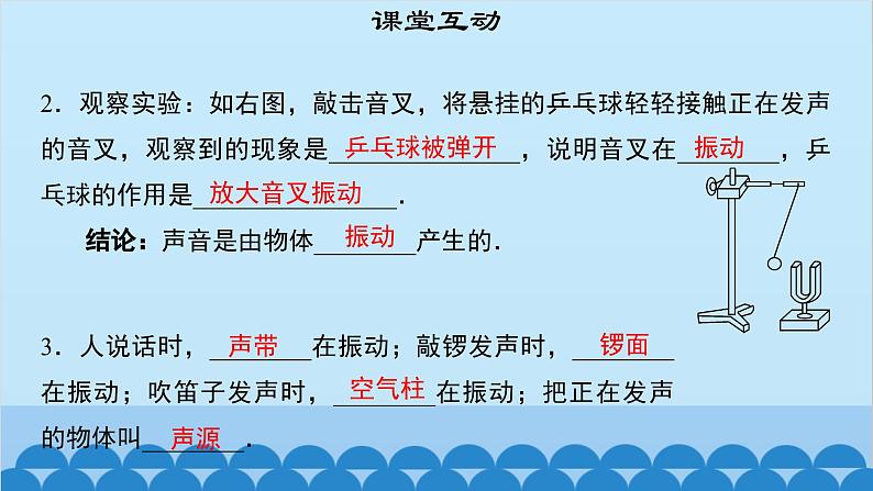 粤沪版物理八年级上册第二章 课题8 我们怎样听见声音（1）课件第6页