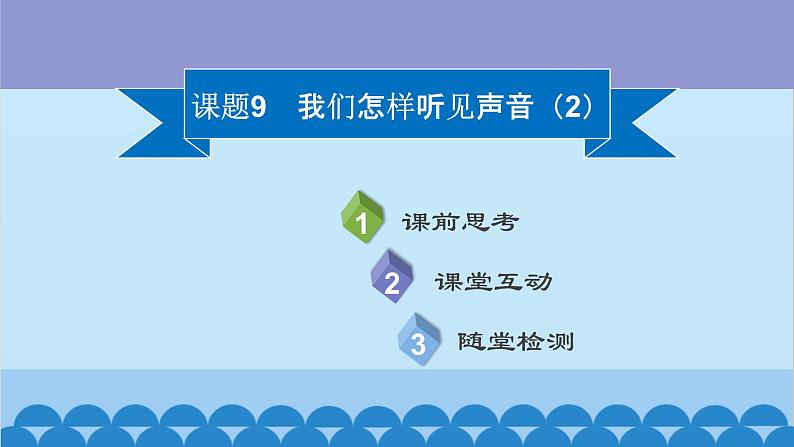 粤沪版物理八年级上册第二章 课题9 我们怎样听见声音（2）课件第2页