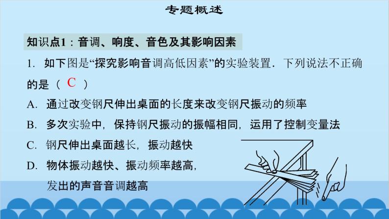 粤沪版物理八年级上册第二章 课题12 专题2—声音的三要素课件04