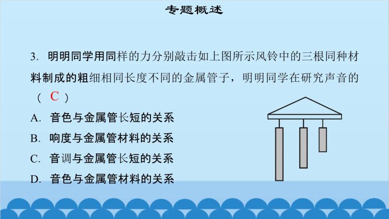 粤沪版物理八年级上册第二章 课题12 专题2—声音的三要素课件06