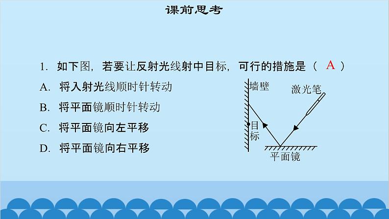 粤沪版物理八年级上册第三章 课题22 探究光的折射规律（1）课件03