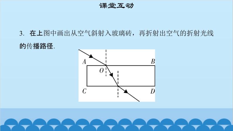 粤沪版物理八年级上册第三章 课题23 探究光的折射规律（2）课件08