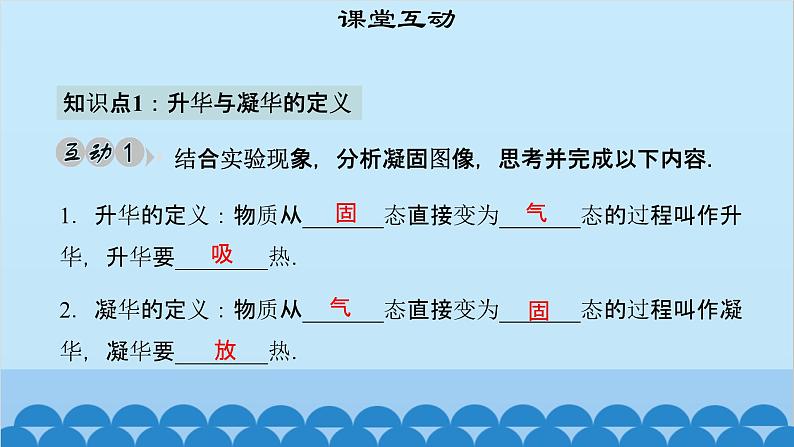 粤沪版物理八年级上册第四章 课题43 升华和凝华课件05