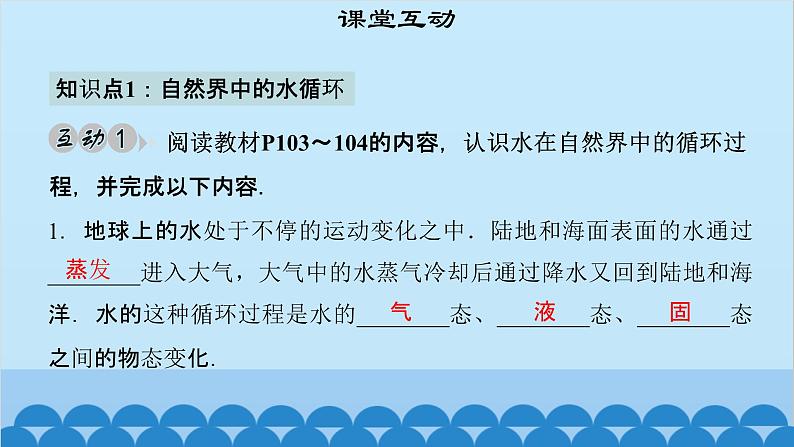 粤沪版物理八年级上册第四章 课题44 水循环与水资源课件05