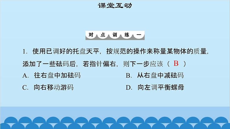 粤沪版物理八年级上册第五章 课题46 物体的质量（2）课件07