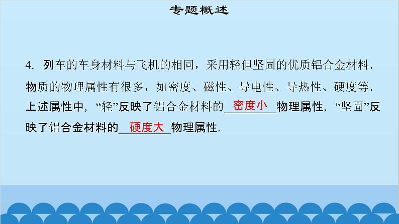 粤沪版物理八年级上册第五章 课题56 专题17—物质属性与新材料课件第7页