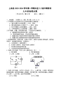 福建省龙岩市上杭县东南片区十八校2023-2024学年九年级上学期期中考试物理试题