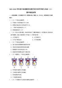 四川省成都市双流区实外西区学校2023-2024学年九年级上学期期中物理试卷