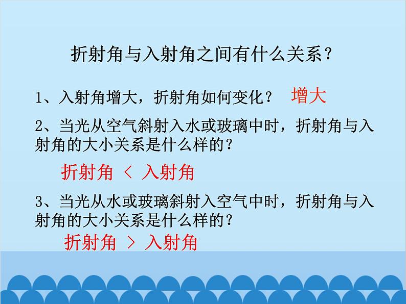 沪科版物理八年级上册 第四章第三节  光的折射课件08