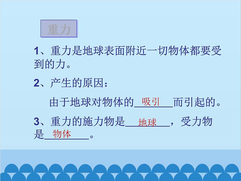 沪科版物理八年级上册 第六章第四节  来自地球的力课件04