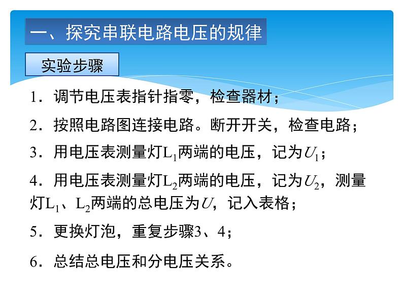《第2节 串、并联电路中电压的规律》PPT课件2-九年级物理全一册【人教版】第4页