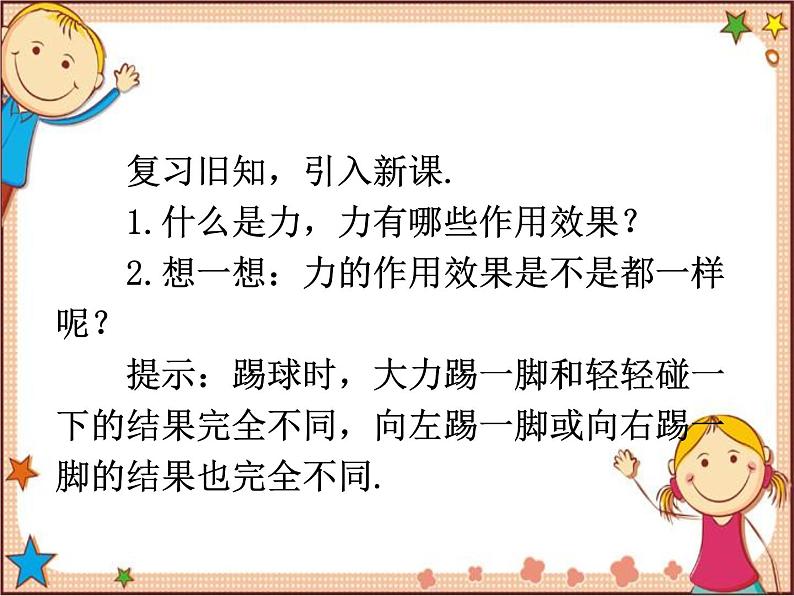 沪教版物理八年级全一册 第6章  熟悉而陌生的力第2节  怎样描述力-课件第2页