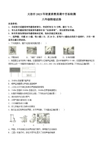 湖北省大冶市2023-2024学年八年级上学期期中目标检测物理试题