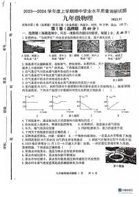 山东省临沂市罗庄区2023-2024学年度九年级上学期期中物理试题