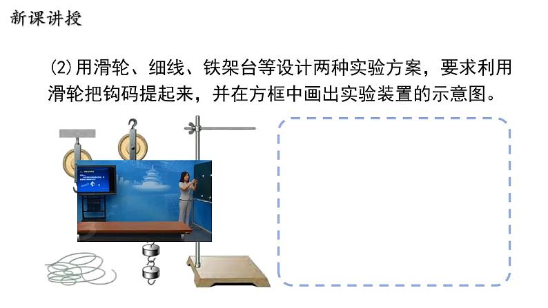 6.6 探究滑轮的作用 第1课时  动滑轮和定滑轮 课件 2023-2024学年粤沪版八年级物理下册06