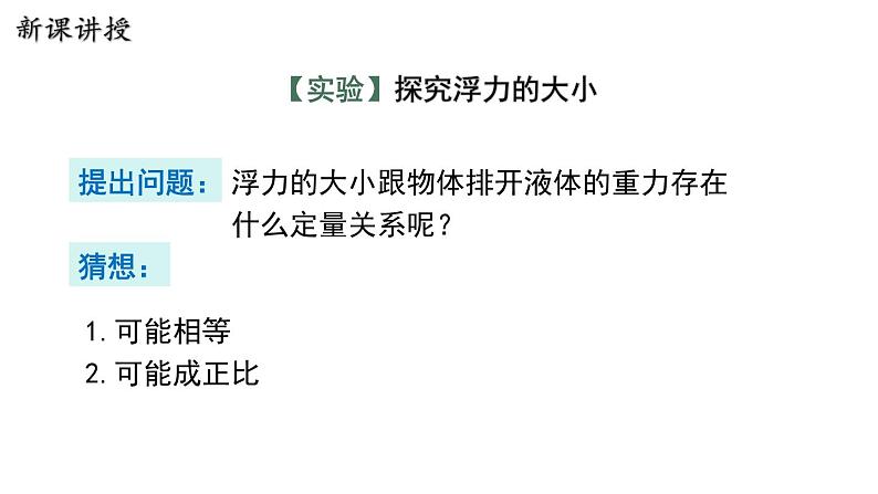 9.2 阿基米德原理 课件 2023-2024学年粤沪版八年级物理下册07