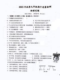 福建省泉州市晋江市五校联考2023-2024学年九年级上学期11月期中物理试题