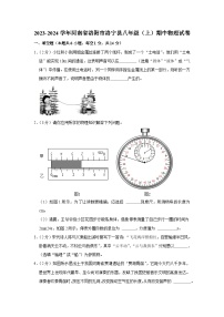 河南省洛阳市洛宁县2023-2024学年八年级上学期期中物理试卷