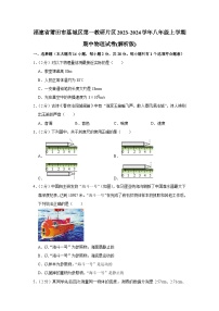 福建省莆田市荔城区第一教研片区2023-2024学年八年级上学期期中物理试卷