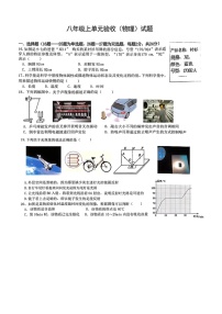 黑龙江省哈尔滨市第一零八中学2023-2024学年八年级上学期11月份月考物理试题