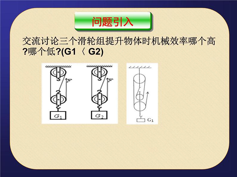 北师大版物理八年级下册 9.6 测滑轮组机械效率 课件第1页