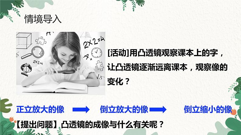 沪粤版物理八年级上册 3.6 探究凸透镜成像规律课件第2页