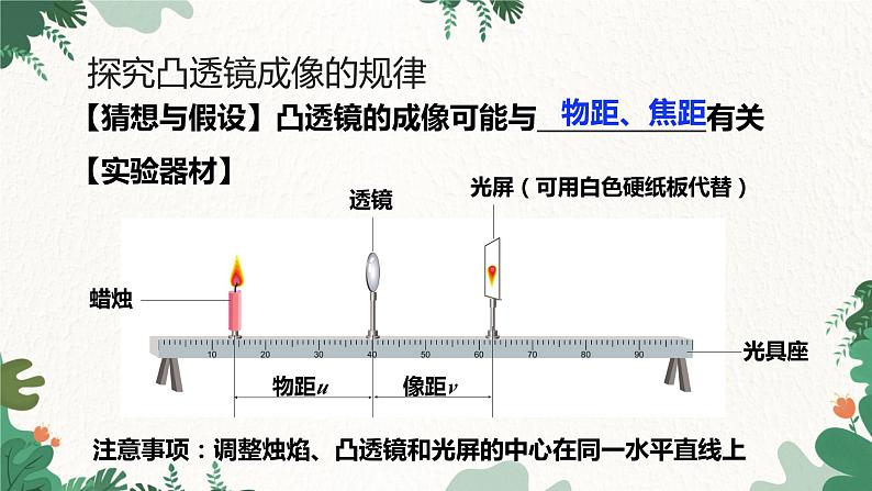 沪粤版物理八年级上册 3.6 探究凸透镜成像规律课件第3页