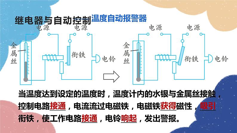 教科版物理九年级上册 第七章第4节 电磁继电器课件08