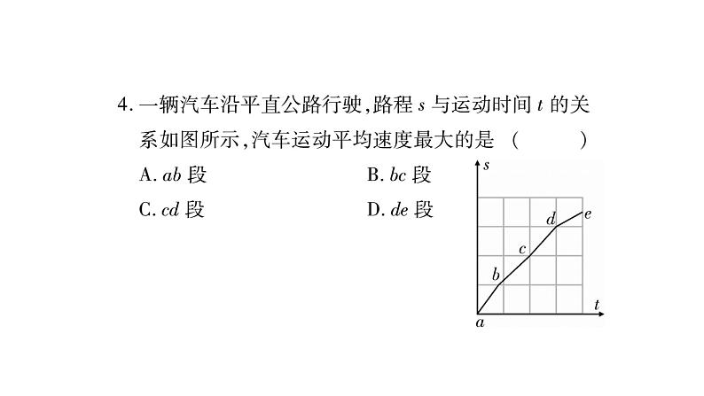 教科版物理八年级上册专题二坐标图像题课件05