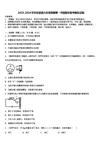 2023-2024学年安徽省九年级物理第一学期期末联考模拟试题