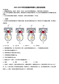 2023-2024学年安徽省联考物理九上期末监测试题